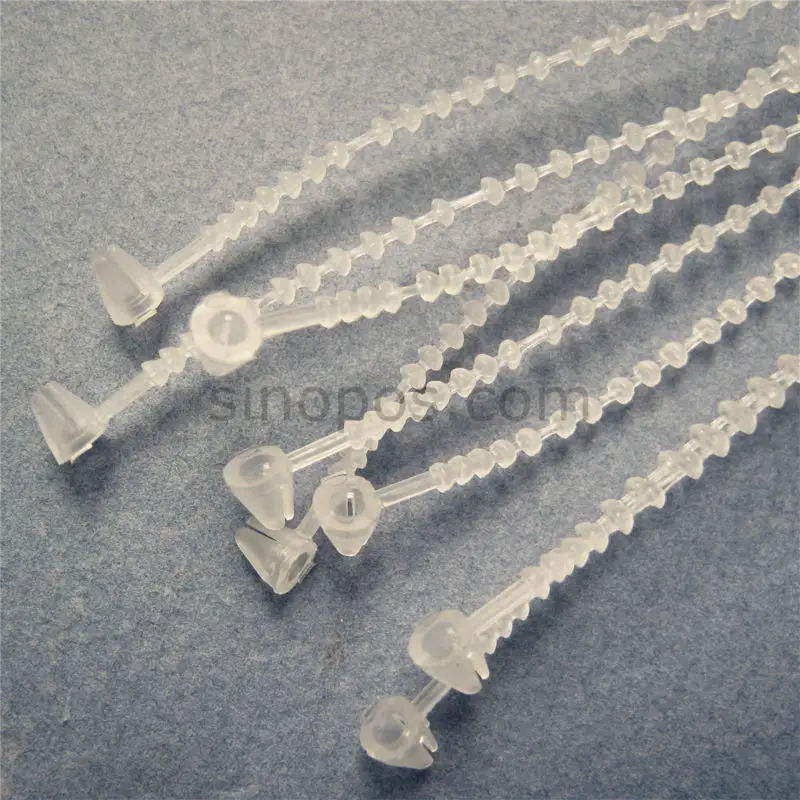 Надежный галстук Петля из полипропилена с бусинами галстуки для ценников на