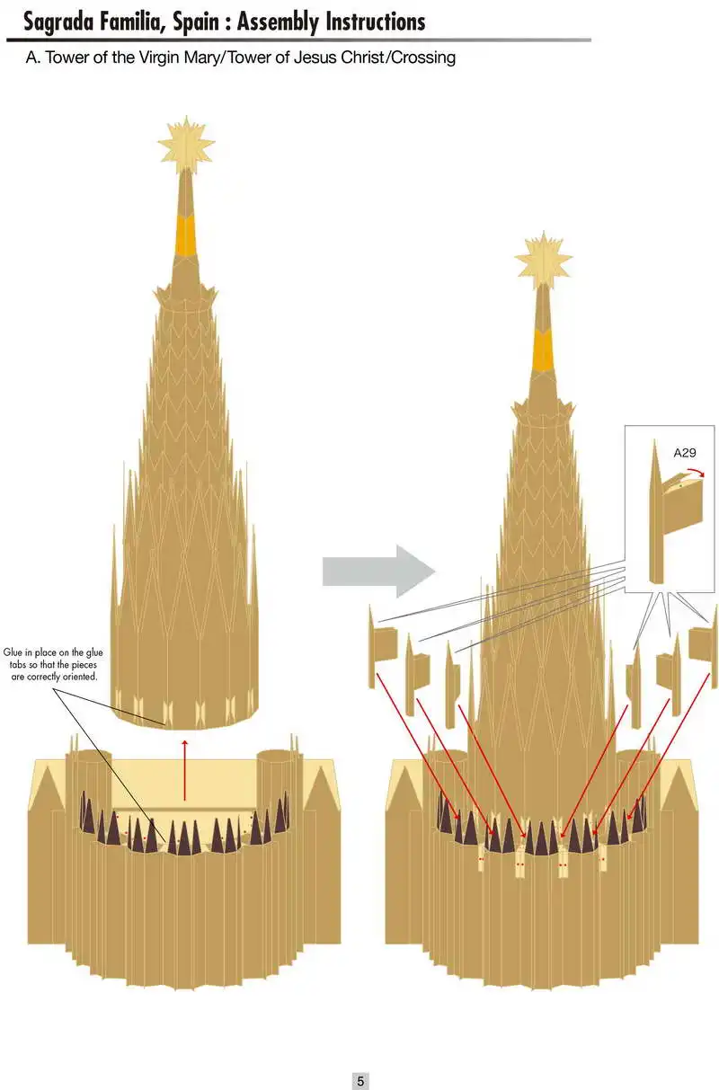 Бумажная модель DIY Sagrada Familia, Испания Ремесленная Бумажная модель архитектура 3D DIY обучающие игрушки ручной работы игра-головоломка для взрослых