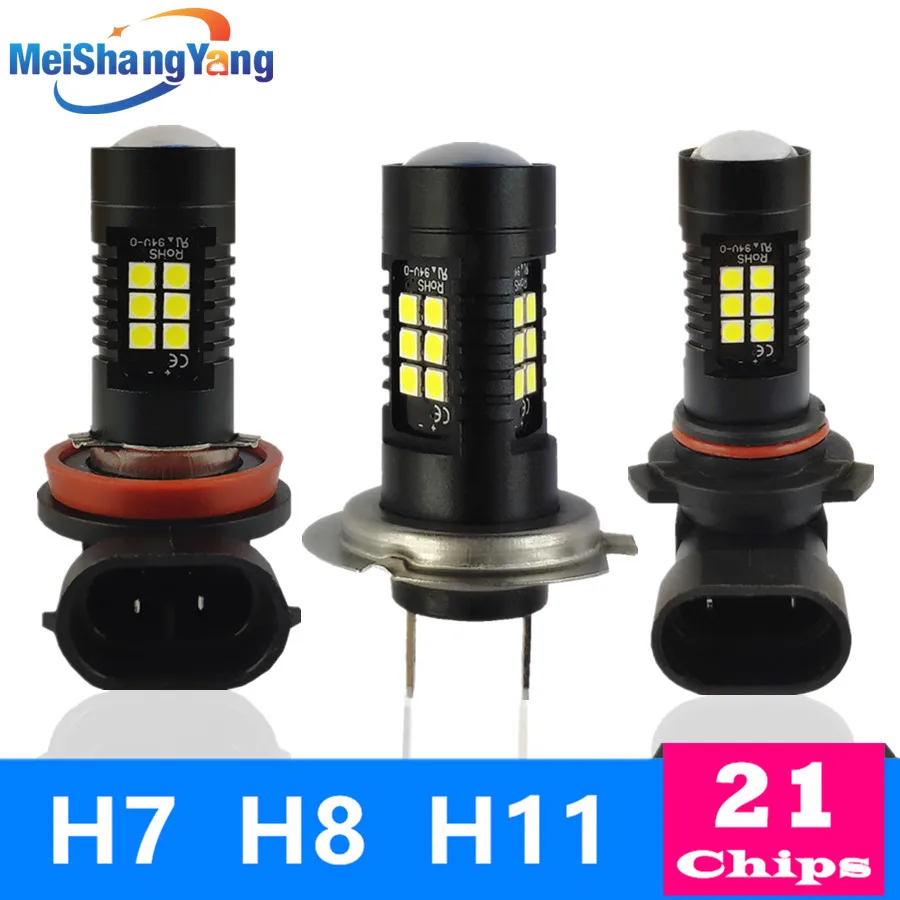 Светодиодные лампы H7 H8 H11 HB4 светодиодные HB3 9006 9005 SMD светильник s 6000 лм K 12 В белые