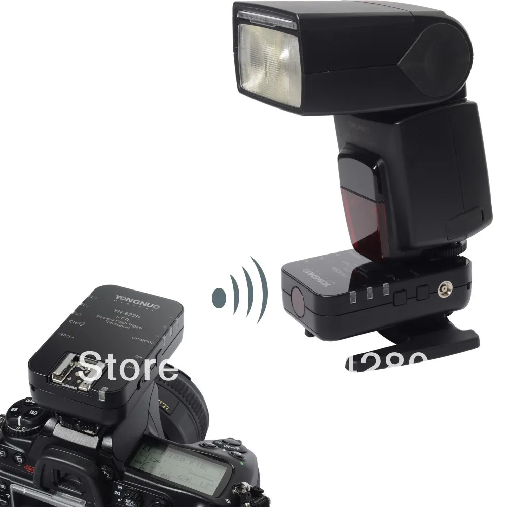 Single YN622 TTL flash trigger for Nikon D800E D800 D700 D300S D300 D200 D7100 D7000 D90 D80 D5200 D5100 D5000 D3200 D3100 D3000 |