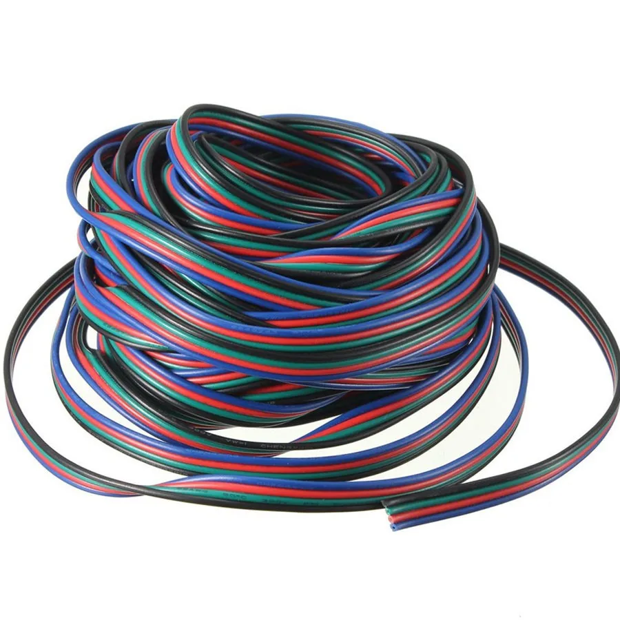 Экспорт 4 spell Pin led удлинитель Кабель RGB 18/20/22AWG в наличии|cable rgb|cable rgbcable rgb |