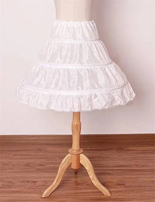 Sapphire Bridal Cheap Fast Shipping Girls Flower Girl Petticoat Childrens 3 Hoop Underskirt Slips | Свадьбы и торжества