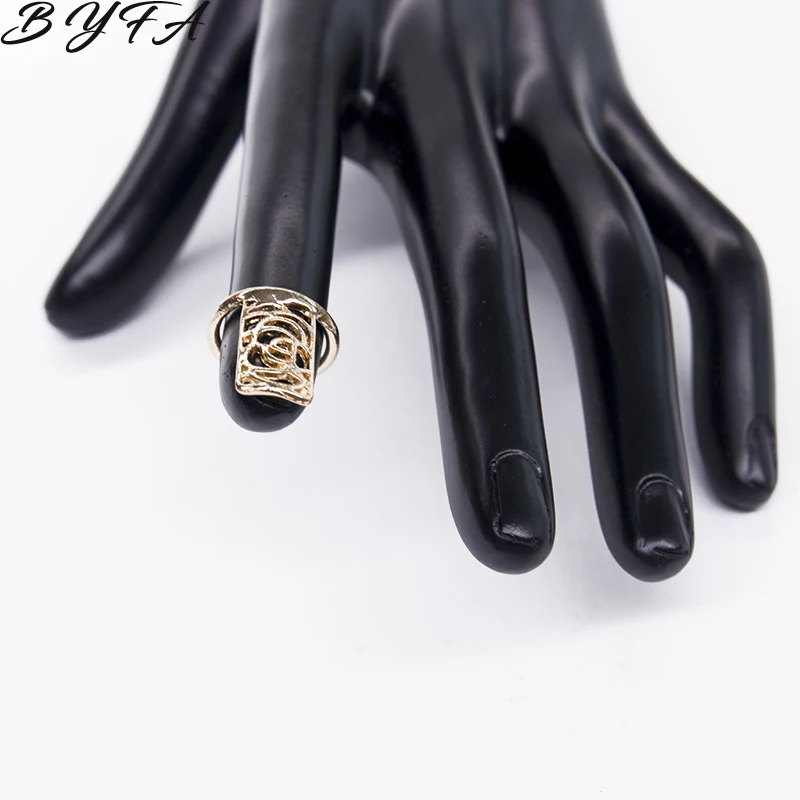 1 шт. корейские модные кольца для ногтей с кулоном из сливовых роз розами защитные