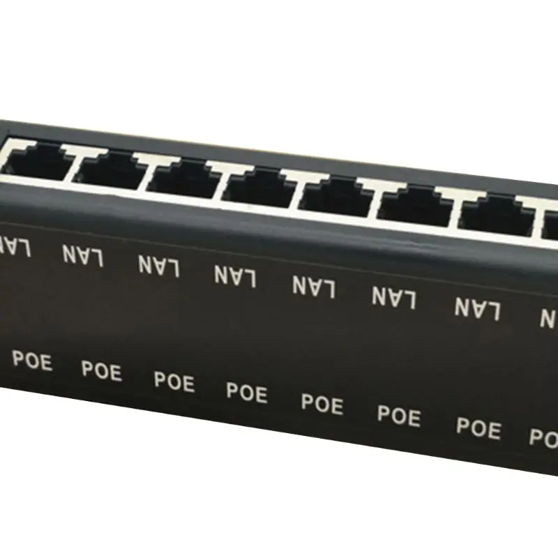 Новый 8 портов POE сплиттер для CCTV сети камера питания по Ethernet IEEE802.3af|Коробки