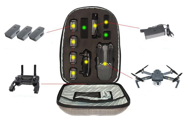 Новый рюкзак сумка чехол Портативный водонепроницаемый для DJI Mavic Pro RC Drone QUADCOPTER|case