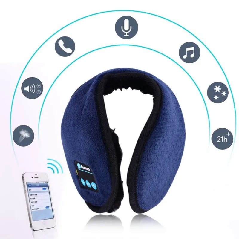 Беспроводная bluetooth-гарнитура наушники музыка теплый наушник для смартфонов зимний холодный наушник ответ телефонный звонок