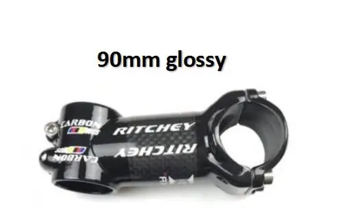 glossy 3K карбоновый комплект рулей для велосипеда MTB велосипед подъем/плоский руль и вынос и карбоновый Подседельный штырь велосипедные запчасти для горного и дорожного велосипеда XXX - Цвет: glossy