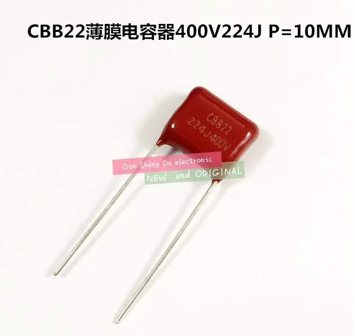 Конденсатор CBB 500 шт. 400 НФ В 224J 0 22 в 224 мкФ P = 10 мм наличии|cbb capacitor|224j 400v220nf 400v |