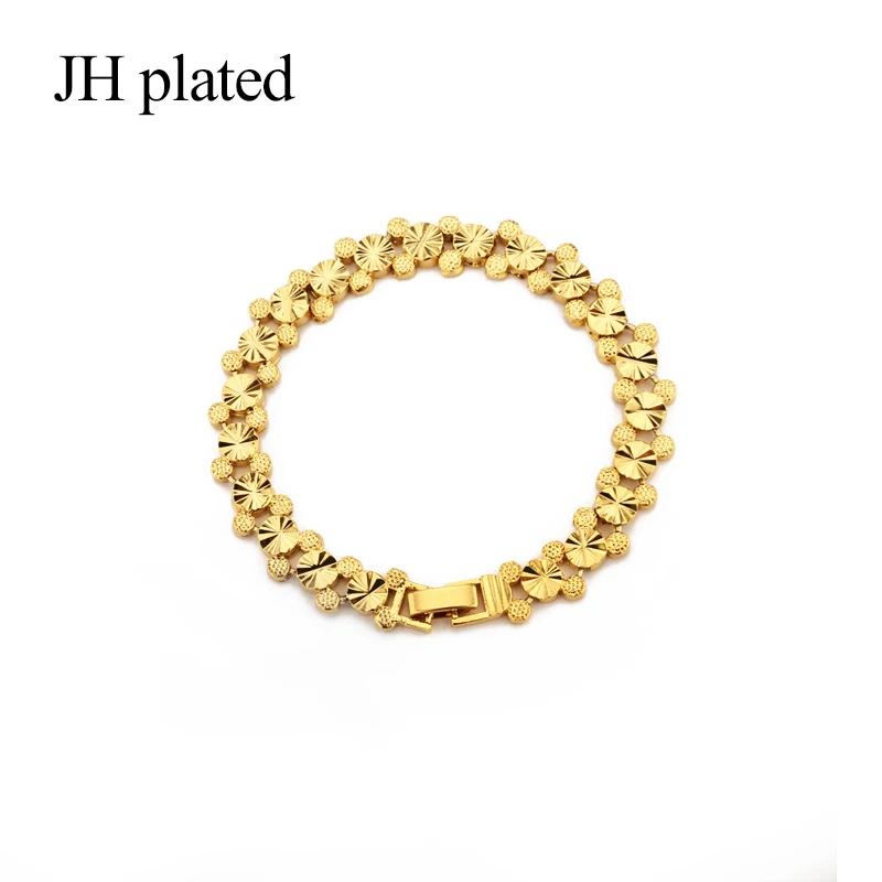 Модный новый браслет JHplated в африканском стиле Эфиопии золотого цвета для мужчин