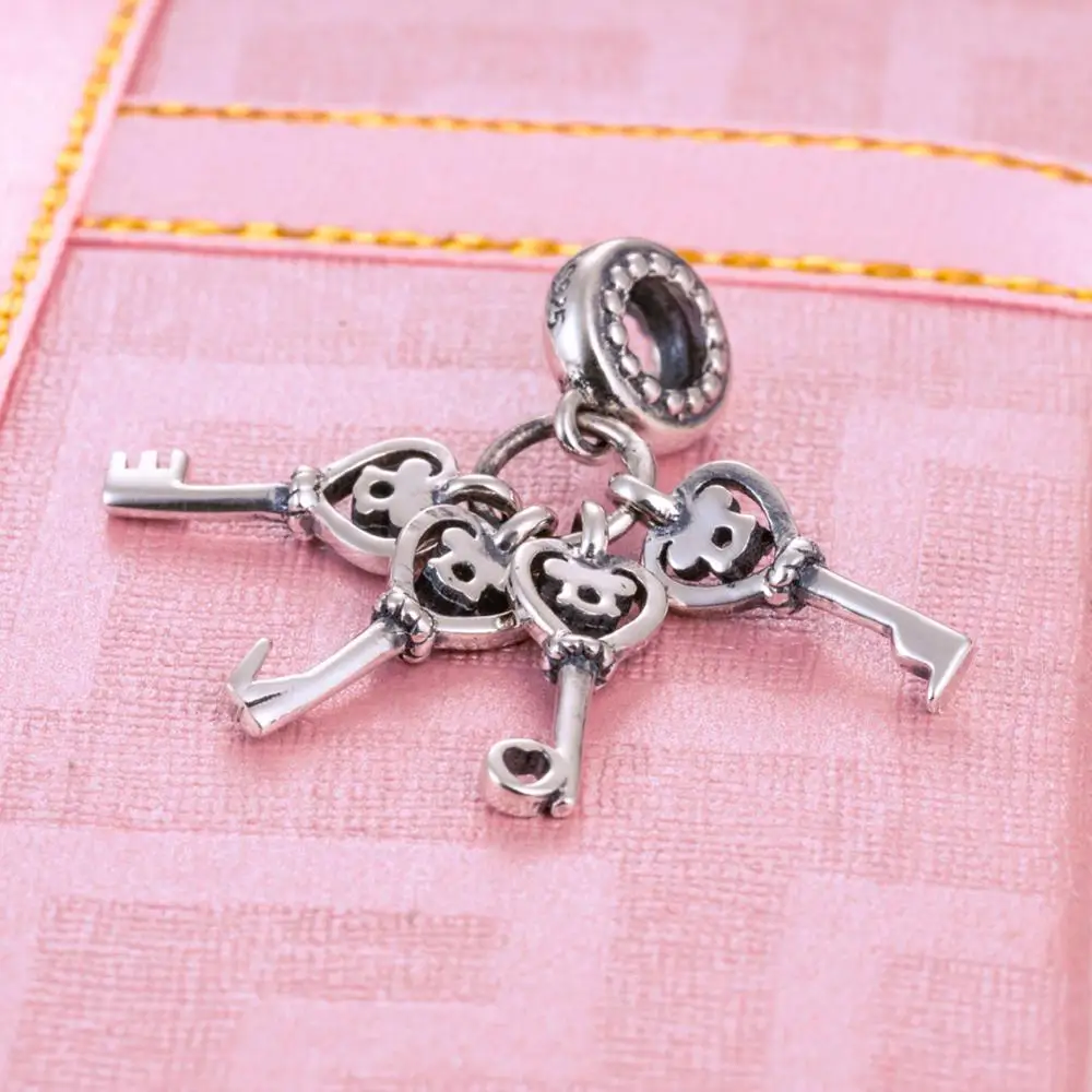 Подвеска для ожерелья с бусинами Серебряные Оригинальные бусины подарка подруге