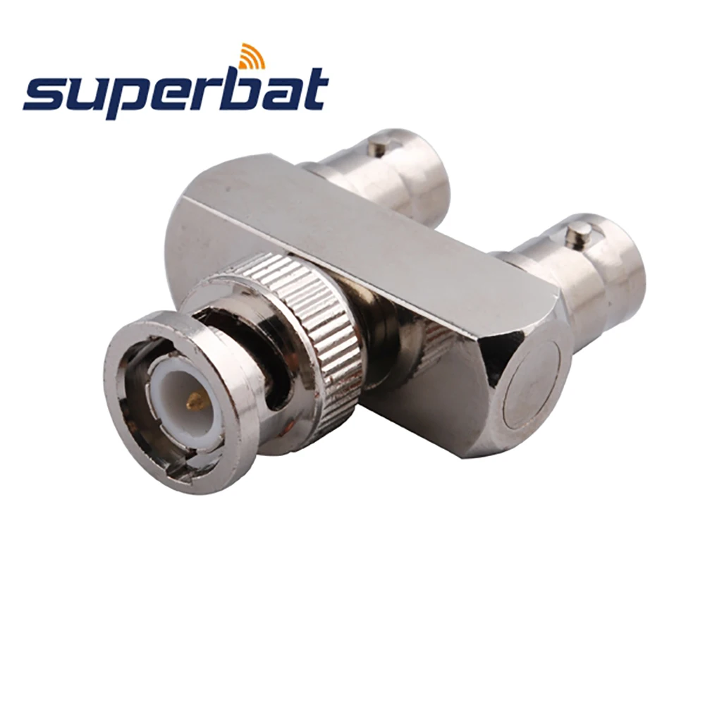 

Superbat 5pcs BNC RF Adapter BNC Male to 2 Female 3 Way Connector