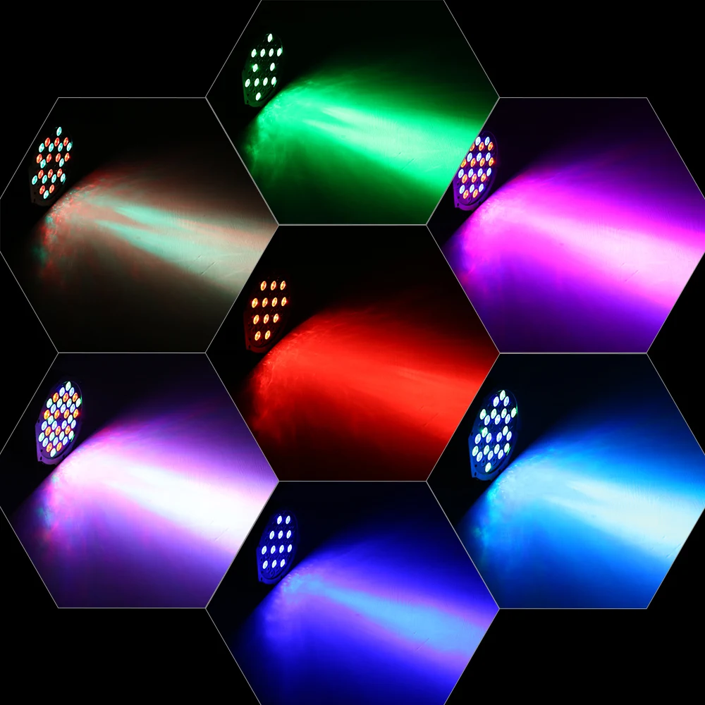 AC90-240V 24 Вт 36 светодиодов RGB миниатюрный сценический светильник с ИК-пультом