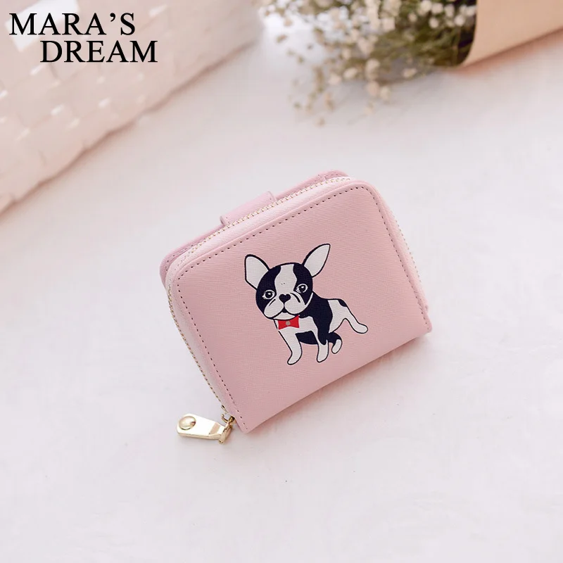 Женские кошельки Mara's Dream 2018 милый маленький кошелек с рисунком собаки из
