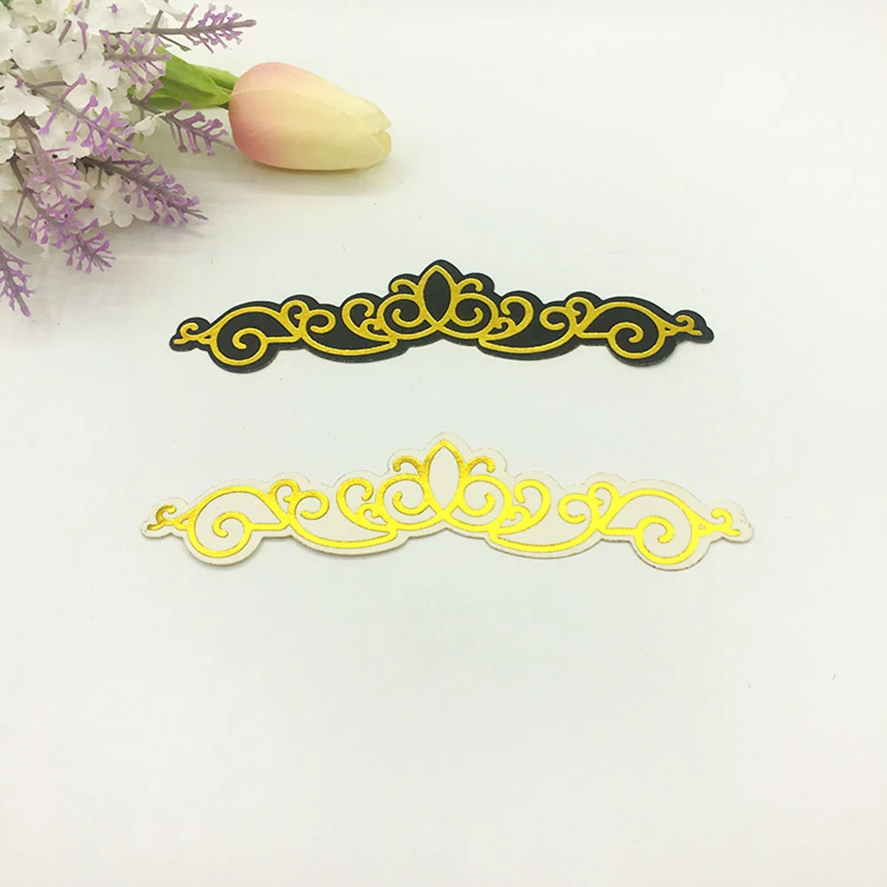 Длинные декоративные линии границы штампы Скрапбукинг Горячая фольга пластина