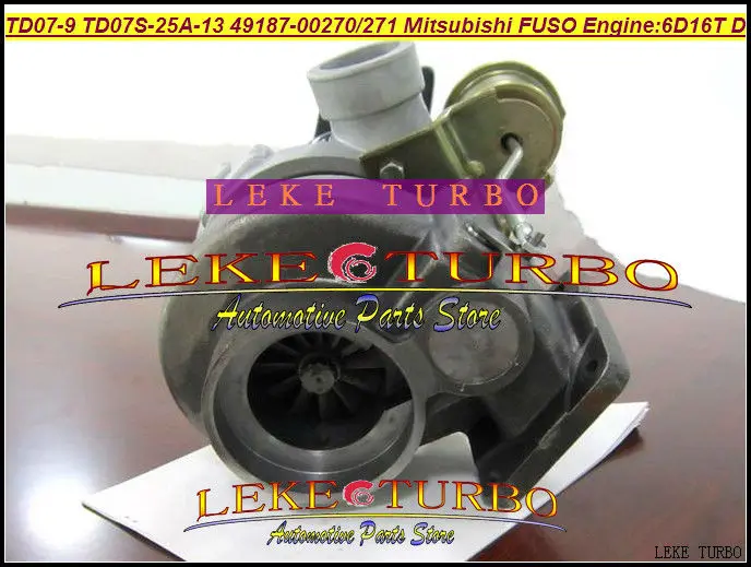 Бесплатная доставка турбо TD07 9 TD07S 25A 13 49187 00271 00270 ME073935 Турбокомпрессор Для Mitsubishi FUSO