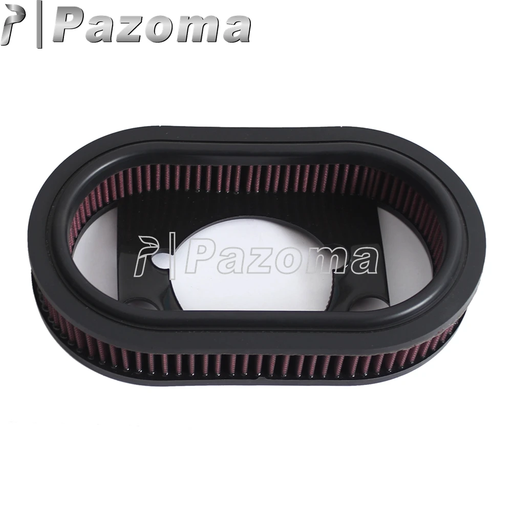 Красный Моющийся воздушный фильтр для мотоцикла Harley FLT 85-99 FXR 84-92 Dyna Super FXD 91-99 Softail