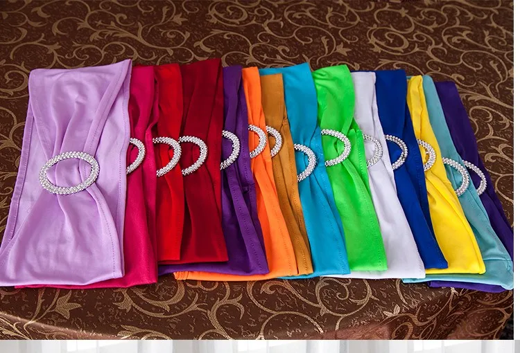 100 шт. декоративные ленты из спандекса и лайкры для стула|chair decorations for weddings|chairs