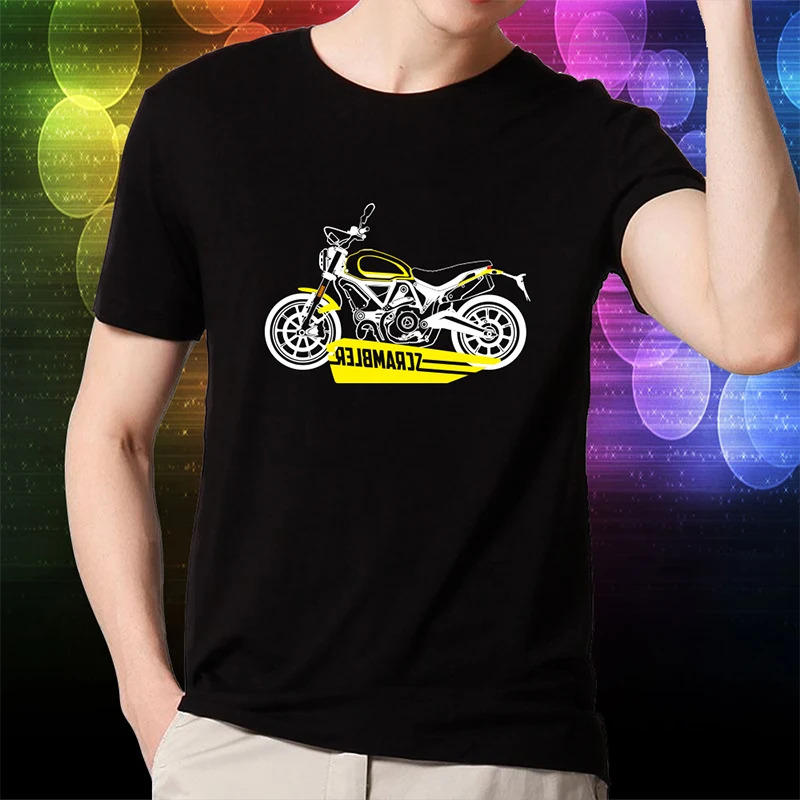 KODASKIN мотоцикл футболка футболки мужские Топы И Футболки для Ducati