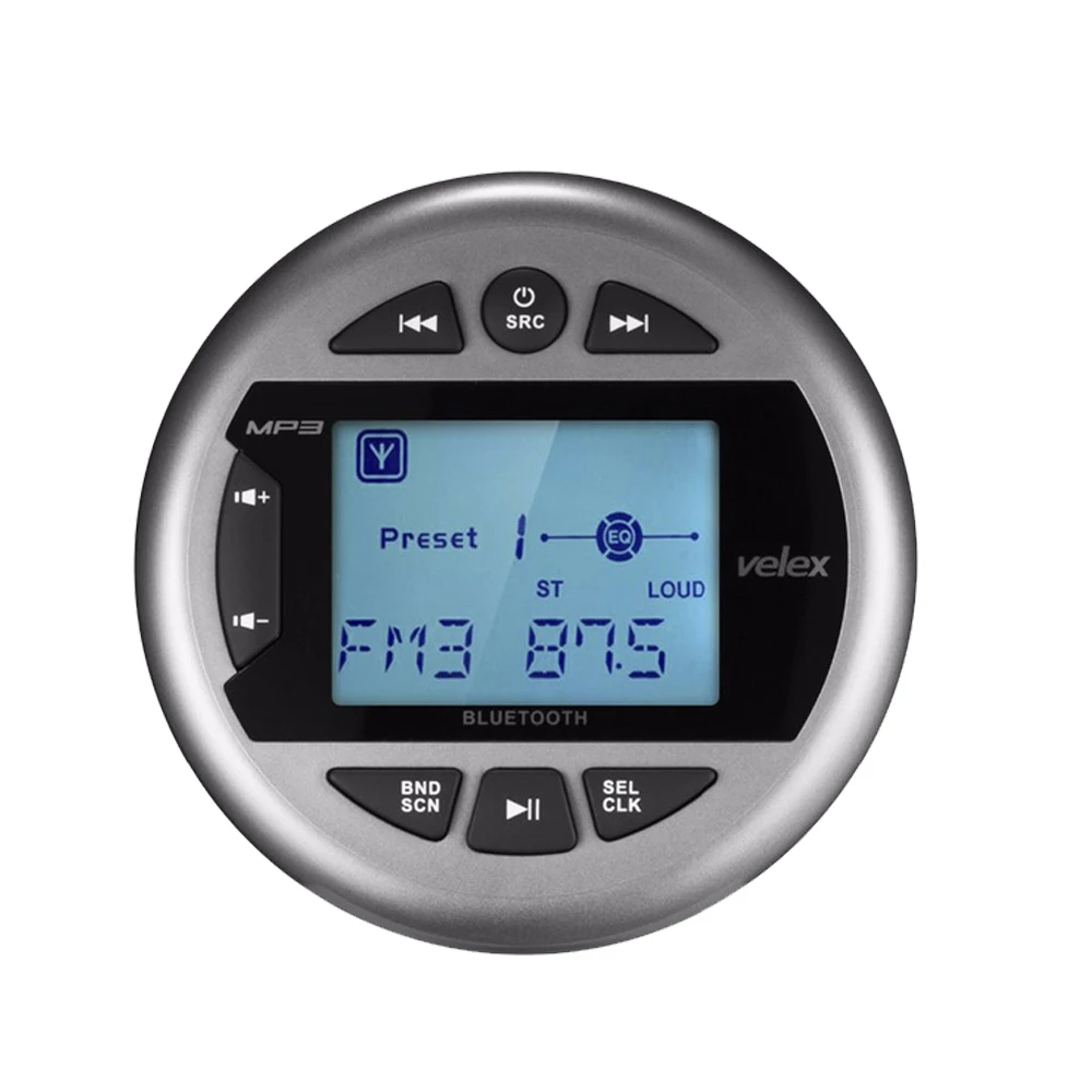 Водонепроницаемый морской стереозвук с Bluetooth FM AM радио аудио mp3 плеер приемник