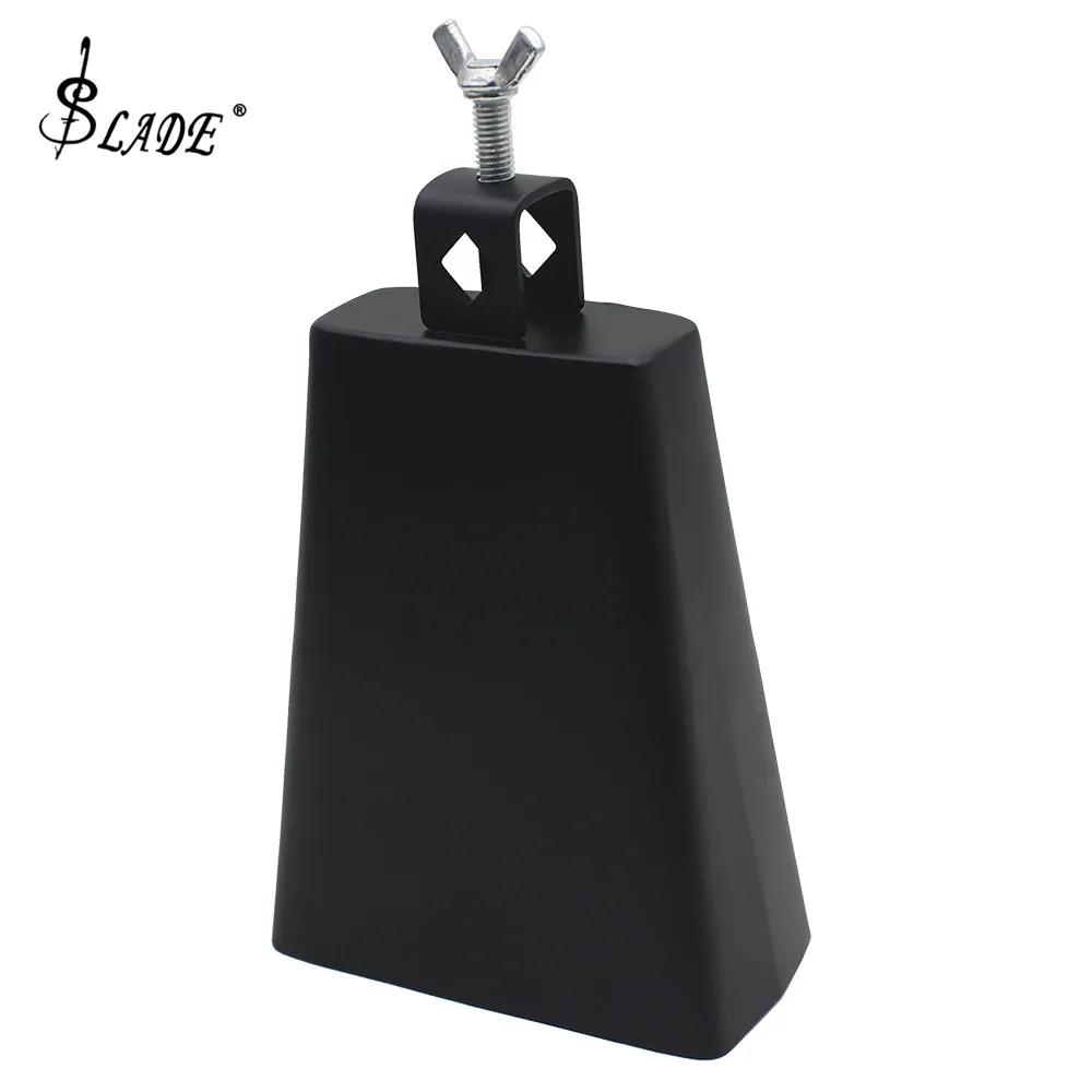 

SLADE 6 inch/8 inch Black Metal Cattlebell Cowbell Personalized Brass Cattle Cow Bell Percussion Instrument/Accessoeres