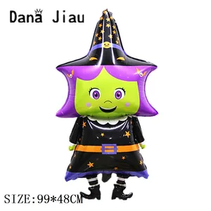 Дана цзяу украшение для Хэллоуина воздушный шар из фольги Тыква зеленый призрак Гелиевый шар пиратский корабль волосы бренд волшебница игрушка распродажа