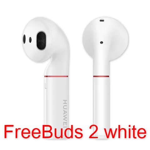 FreeBuds 2 white Оригинальные беспроводные наушники HUAWEI FreeBuds 2 Pro FreeBuds 2, беспроводные наушники Bluetooth, пылезащитные и водонепроницаемые, 5 В, 1 А, Беспроводная зарядка - Цвет: FreeBuds 2 white
