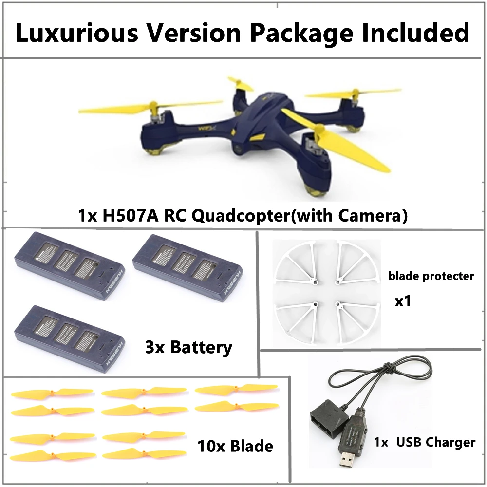 Квадрокоптер Hubsan X4 STAR H507A с дистанционным управлением Wi Fi FPV камерой 720P GPS|drone gps