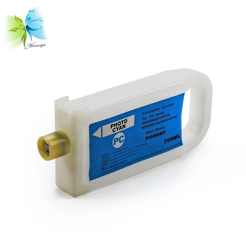 Winnerjet 8 цветов 700 мл IPF 307 пустой пополняемый картридж для принтера Canon IPF830 IPF840