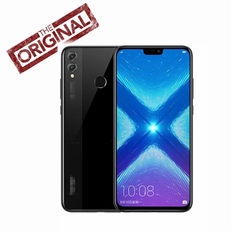 Мобильный телефон Honor 8X4G 64G с глобальной прошивкой 6 5 дюймов экран 3750 мАч батарея