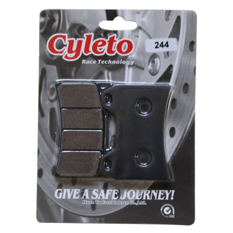 

Cyleto Motorcycle Front Brake Pads for DUCATI 800 Supersport 03-05 Monster 800 03-04 900 Monster 2000-2001 ST2 97-03 ST3 04-07