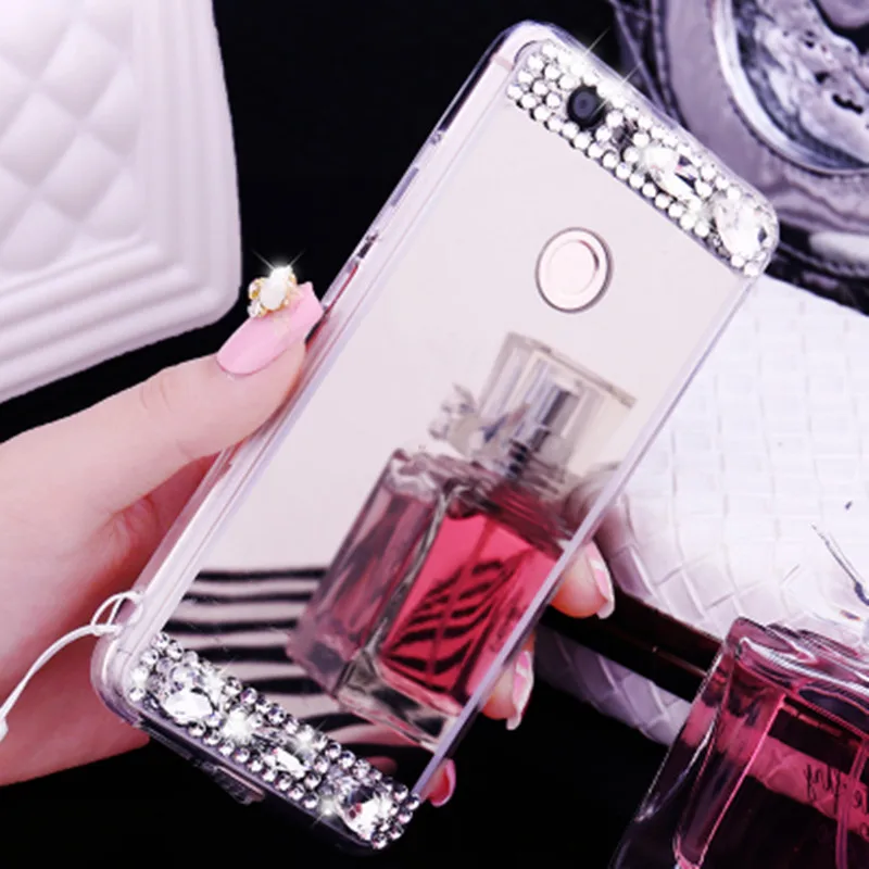 Enjoy 8 Plus 8E зеркальный чехол для телефона Huawei Honor Play 6A 5A 4A 5C 4C 5X 6X 4X Y6 G7Plus G Mini PC + TPU