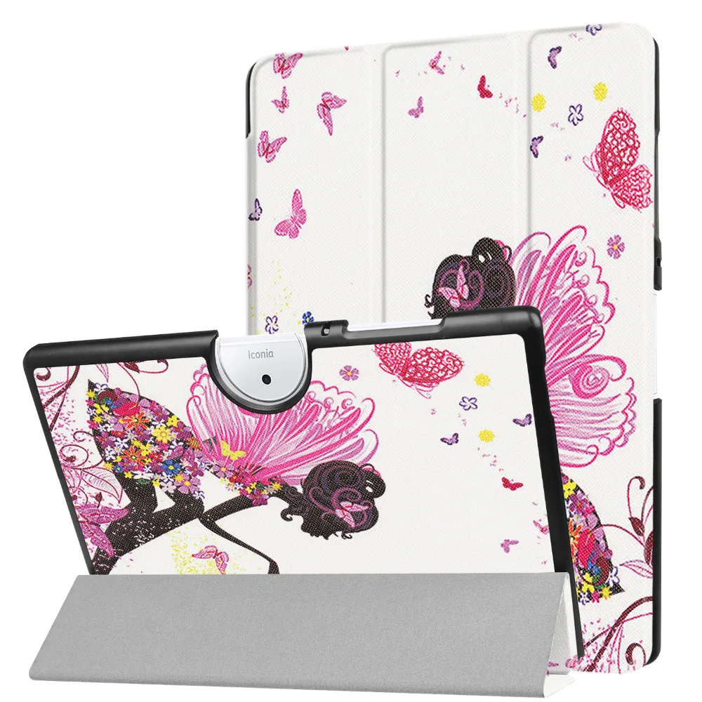 Ультратонкий защитный чехол из искусственной кожи с магнитной подставкой для