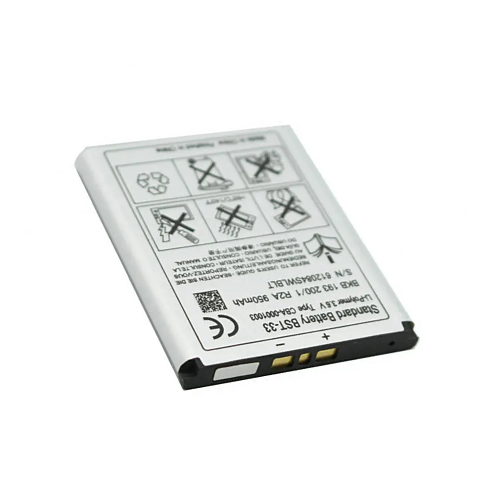 Фото Сменный аккумулятор BST33, 950 мАч, для Sony Ericsson K530 K550 K630 K660i K790 K790i K800 K800i K810 K810i W95, высокое качество №3