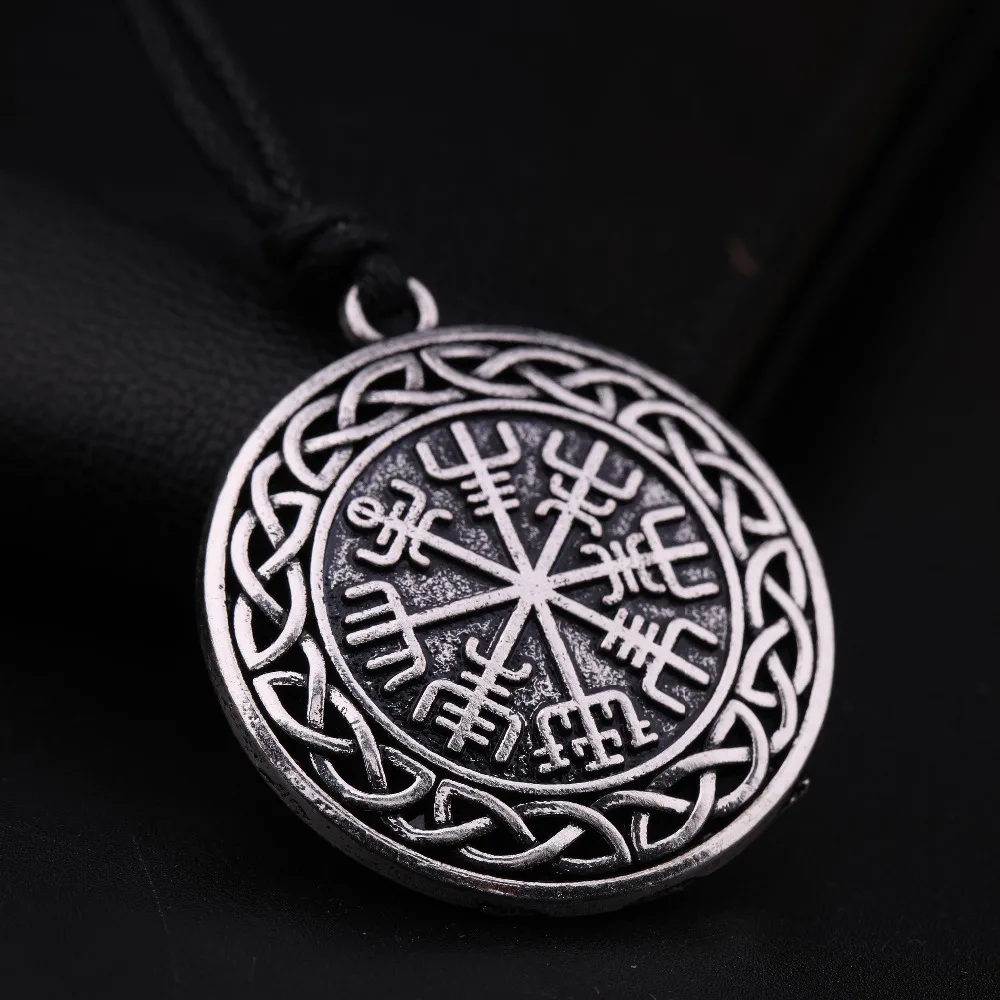 My shape, модный символ скандинавских Рун, скандинавские руны, Vegvisir, ожерелье с подвеской, компас с цепочкой для женщин и мужчин, ювелирные изделия викингов