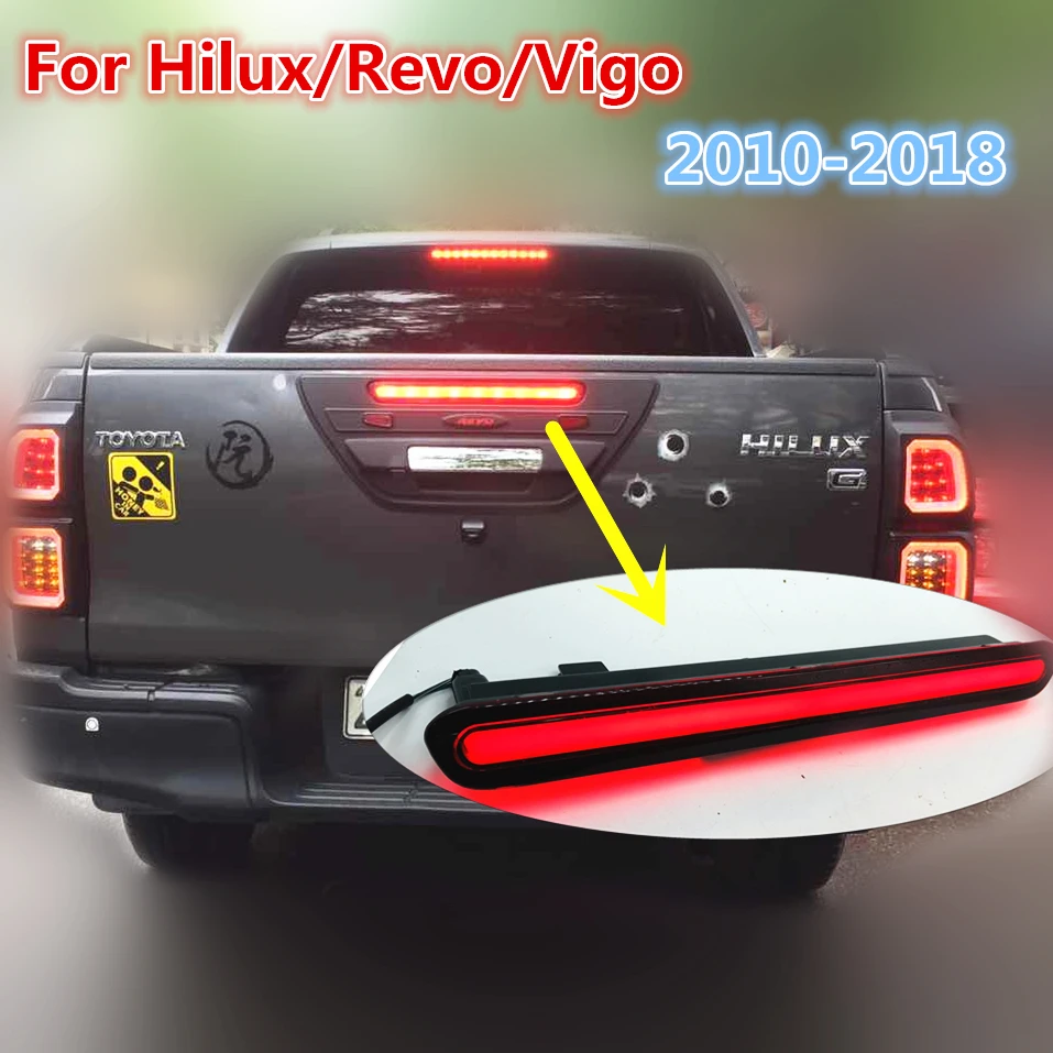 Светодиодный Отражатель COB лампа заднего DRL для Toyota Hilux/Revo 2015 2016 2017 2018 тормозной
