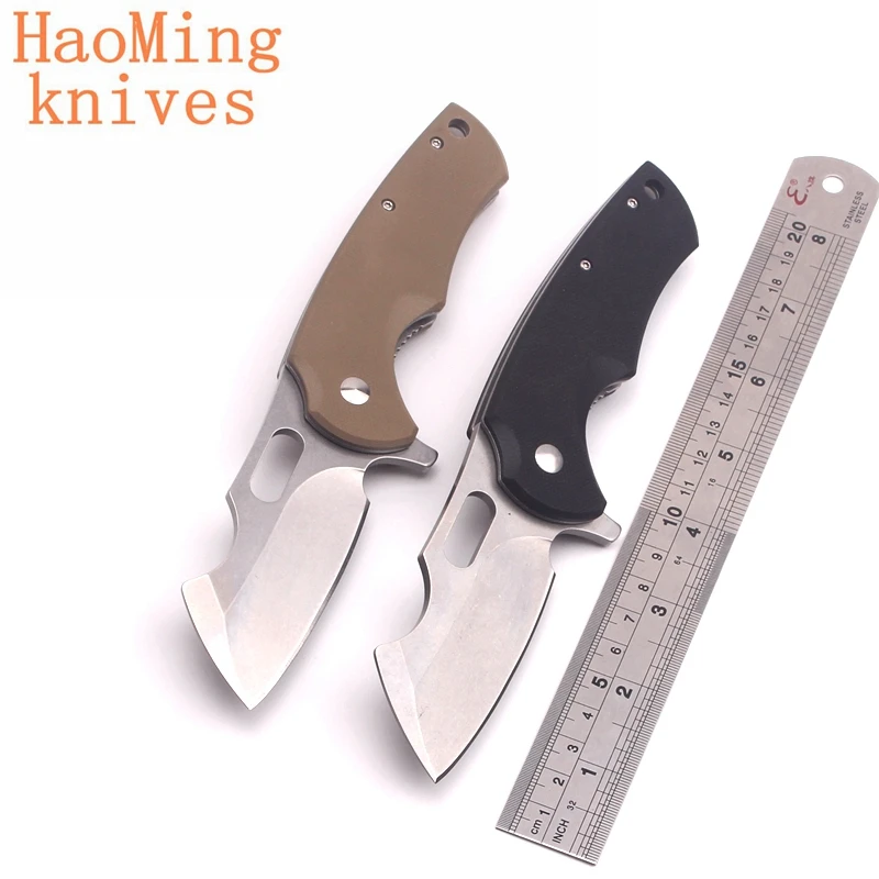 D2 стальной складной нож для выживания на природе охоты черный G10 практичные