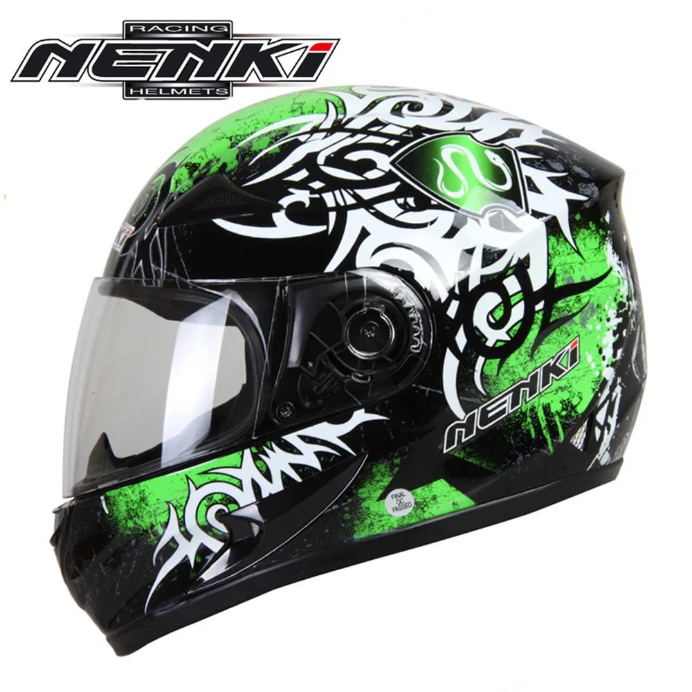 NENKI Полный мотоциклетный шлем Capacete da Motocicleta мотошлем Casque Kask 816z гоночная езда