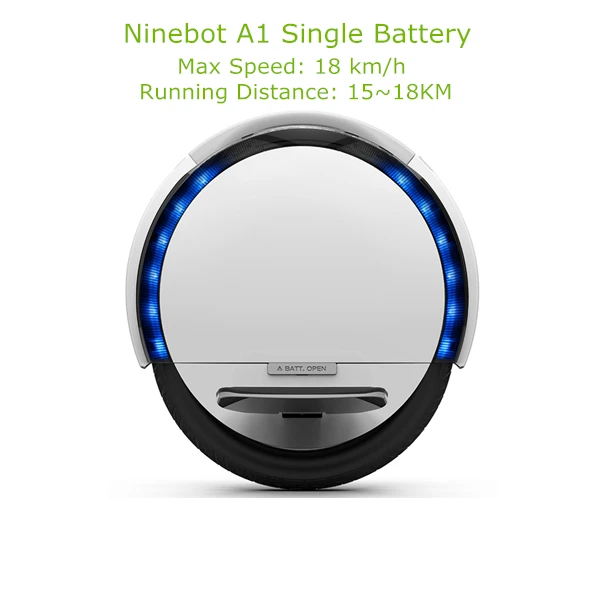 single battery Ninebot один A1 самоуравновешенный Одноколесный велосипед, электрический скутер моноцикл с одним колесом скутер Поддержка один двойной батареи для катания на скейтборде - Цвет: single battery