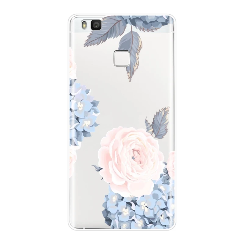 TPU Back Cover For Huawei P8 P9 P10 P20 Lite 2017 Soft Silicone Rose Phone Case Mini P Smart Plus Pro | Мобильные телефоны и
