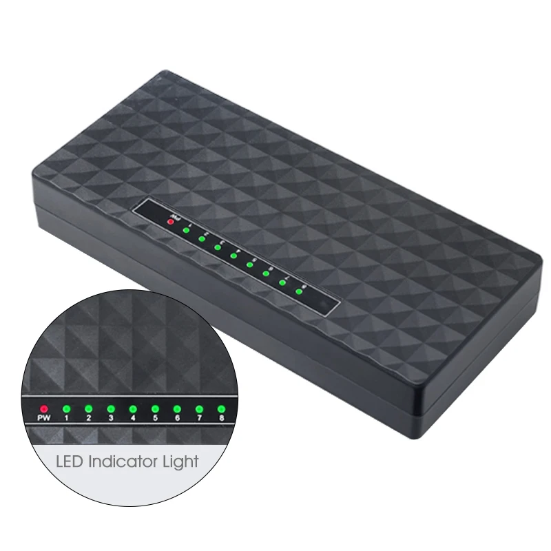 Мини сетевой коммутатор 10/100 Мбит/с 8 портов хаб быстрая LAN Ethernet настольный адаптер