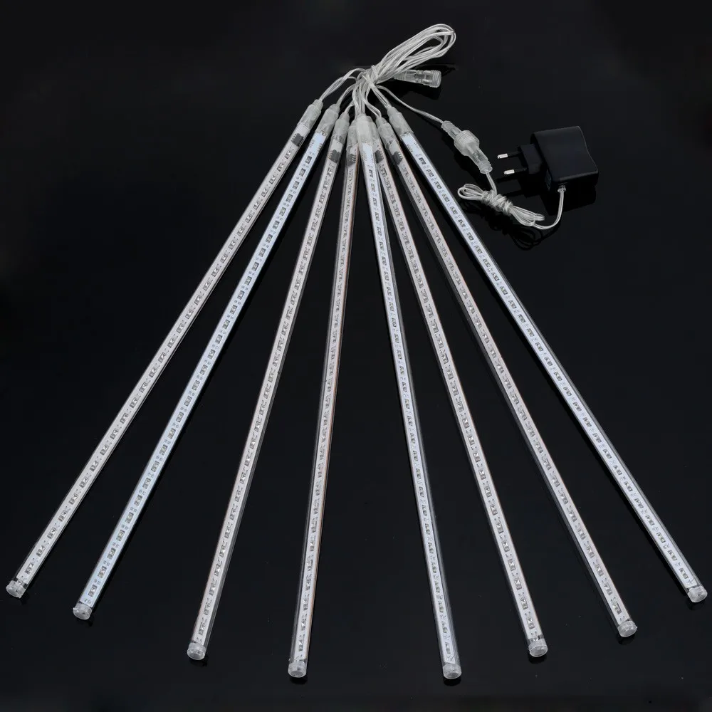 50 см RGB метеоритный дождь трубки Рождественская гирлянда светильник украшение