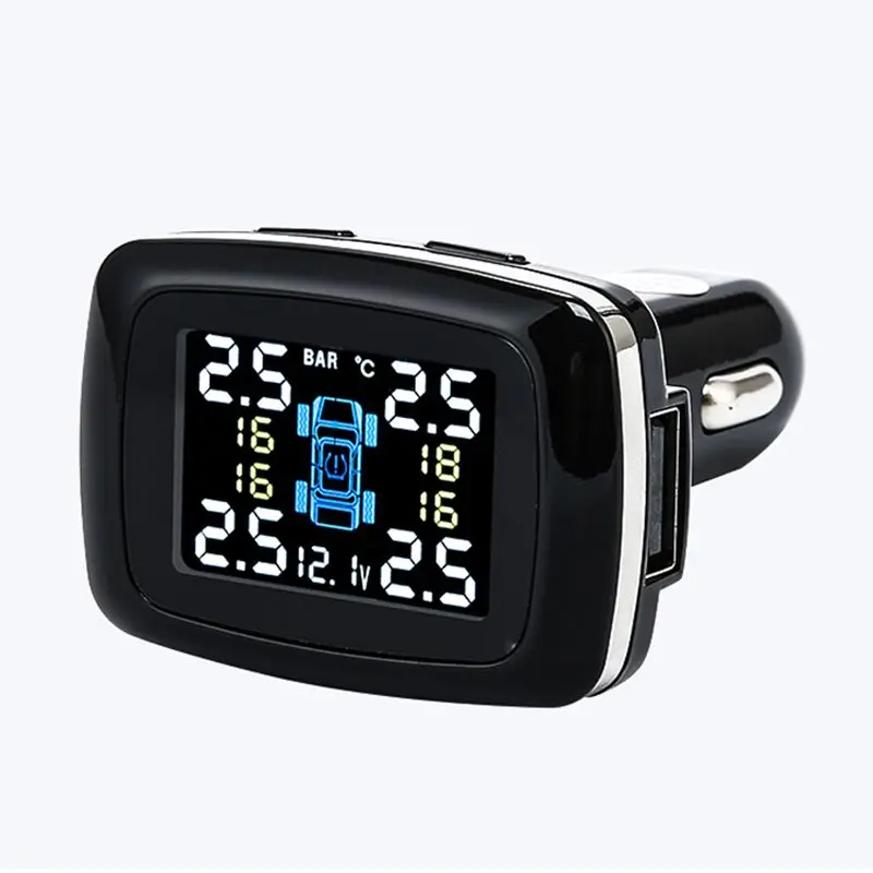 TPMS система контроля давления в шинах Авто прикуриватель электросигнализация s + 4