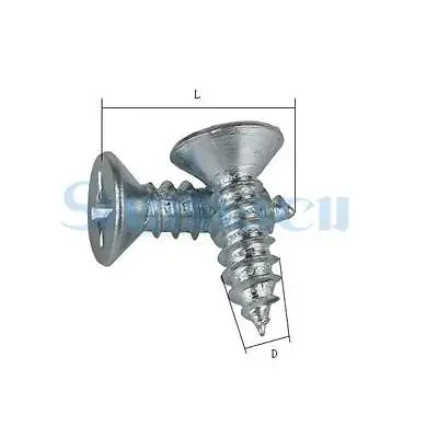 100 шт. Саморез по дереву|self tapping screw|tapping screwcountersunk screw |