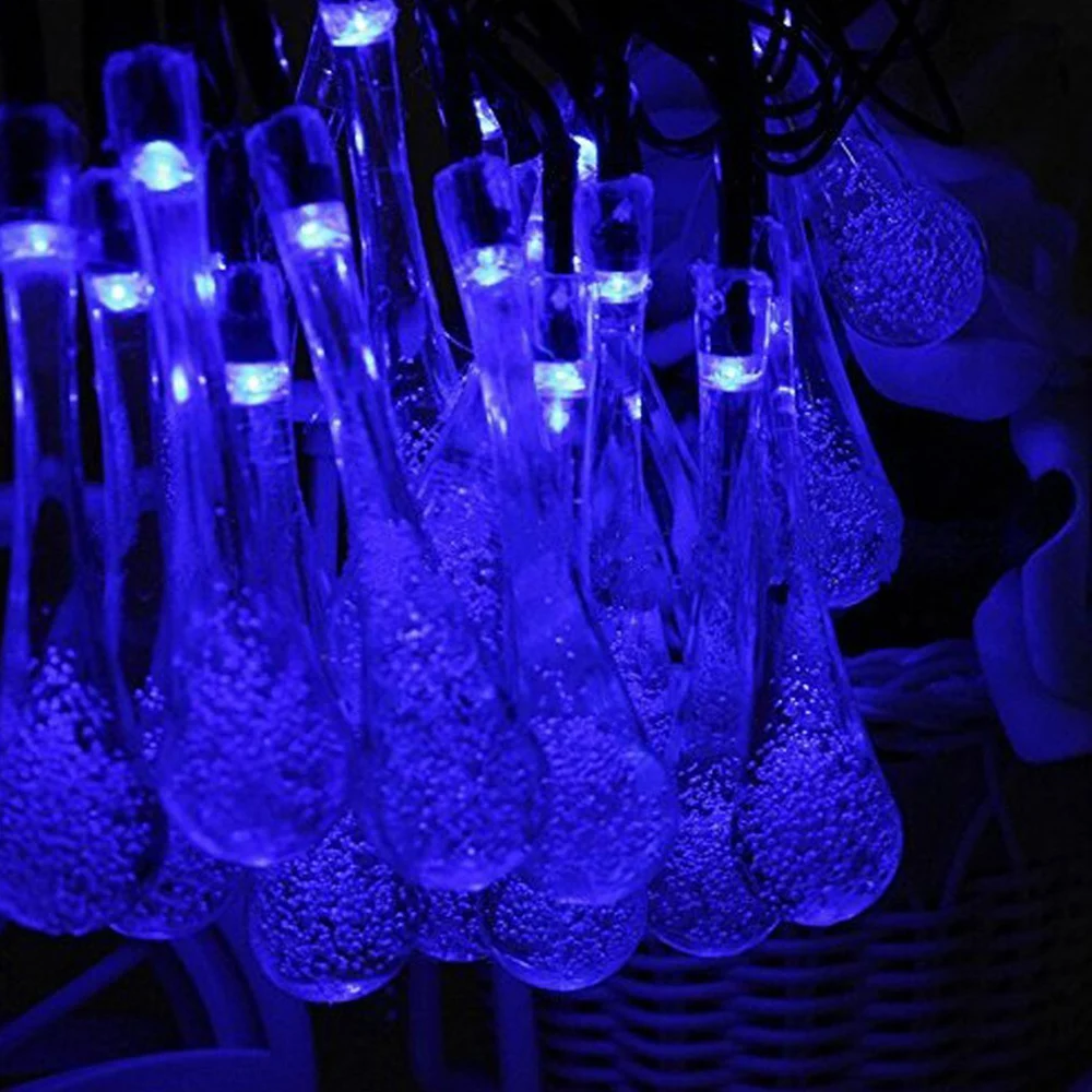 Размеры от 12 мес. строки солнечный светильник 100 LED Водонепроницаемый капли воды
