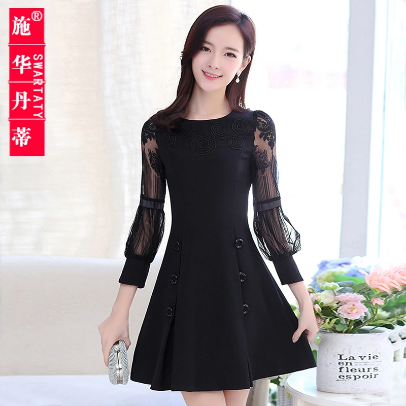 Новое весеннее модное кружевное платье и Универсальная Мода|dress lace|new fashionlace lace |