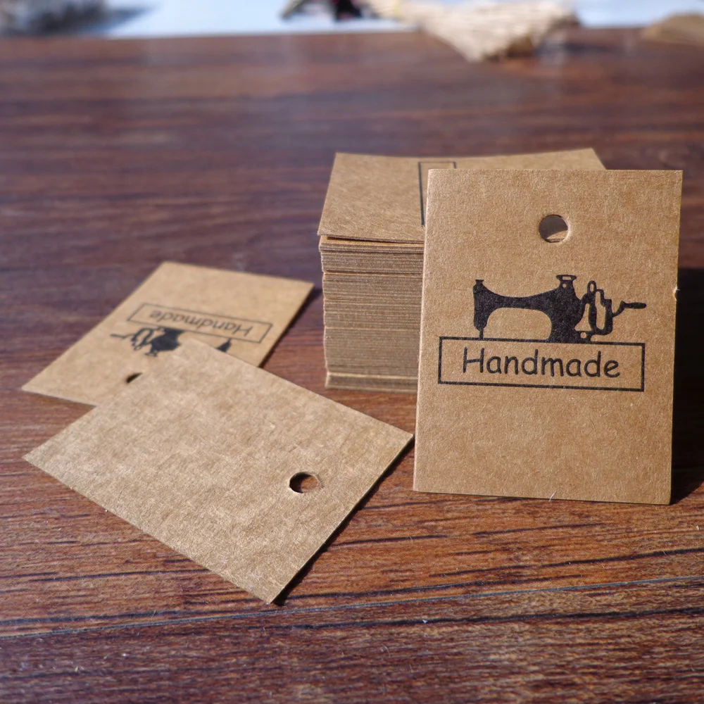 100 шт. крафтовые закладки для бирки 3 х4 см|design bookmark|kraft bookmarkhandmade bookmark |