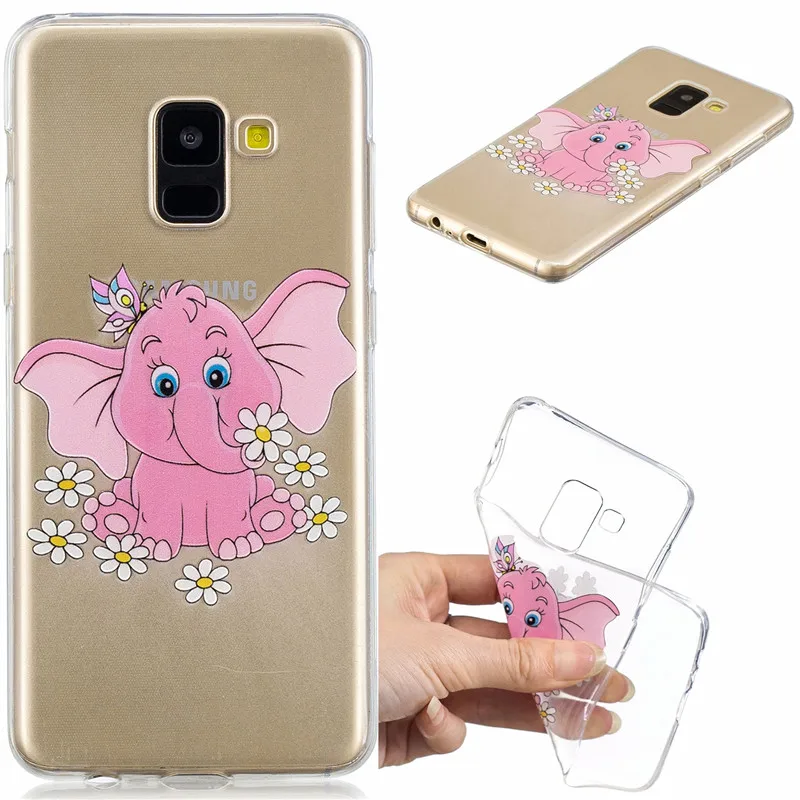 Роскошный мягкий чехол из ТПУ для Samsung Galaxy A5 2018 чехлы A8 мягкие силиконовые