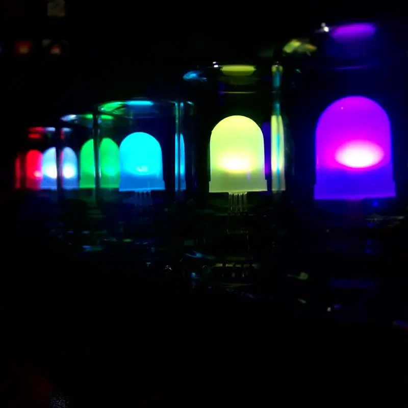 Креативный RGB цвет часовой набор 51 SCM DIY Электронный комплект красочные световые