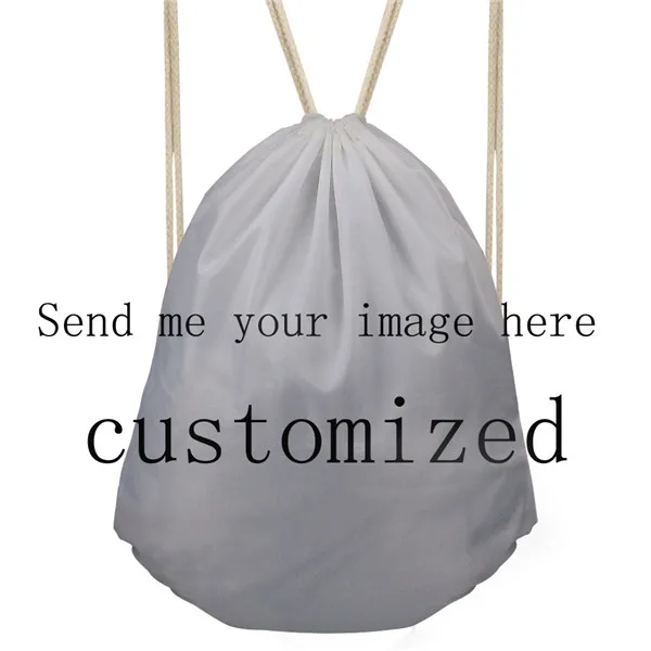 send me your image FORUDESIGNS Galaxy звезда печати сумка для хранения на шнурке школьный рюкзак из полиэстра женские новые мужские дорожная сумка для отдыха Mochila Feminina - Цвет: send me your image