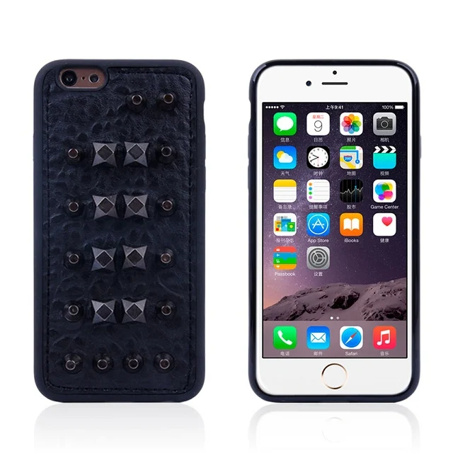Крутой чехол из ТПУ в стиле панк с 3D черепом для iPhone X XSmax XR ручная работа дикие